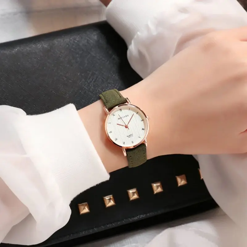 

Ladies Watch Luxury Fashion Quartz Leather Wristwatch