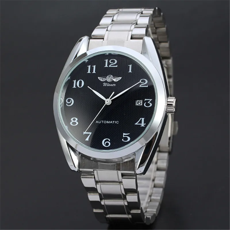 Победитель Для мужчин S Часы Военная Униформа Спорт Дата часы мужской Сталь