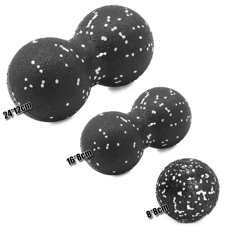 Gym Fitness Yoga Foam Roller Peanut Ball Set Pilates Block Peanut Massage Ball for Therapy Relax Exercise Relieve Stress