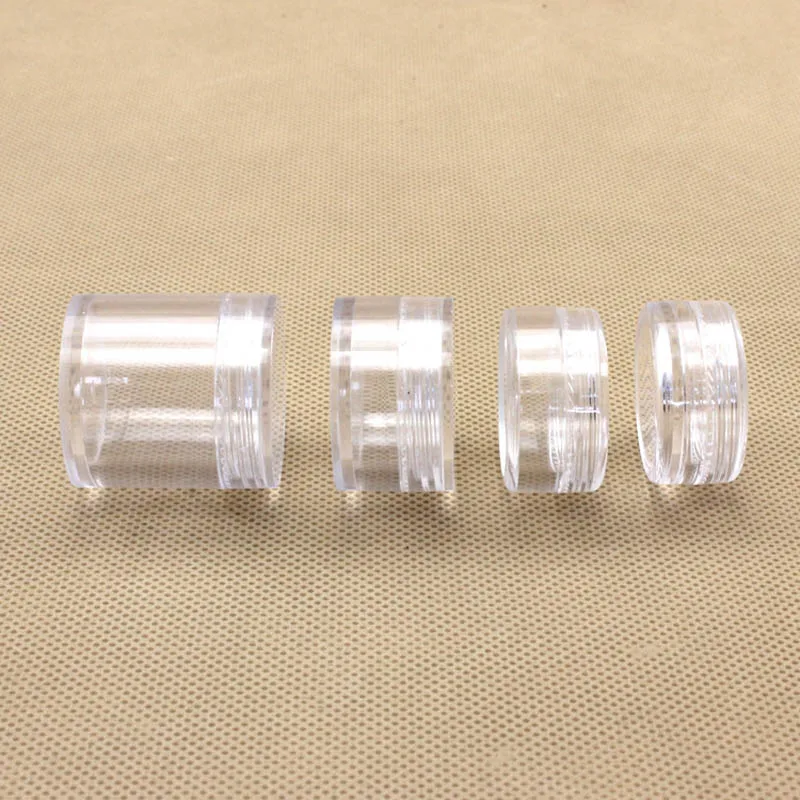 4 Type Transparent Plastic Cosmetic Beads Storage Containers Minerals Display Clear Makeup Stackable Jewelry Accessories MB18 | Украшения и