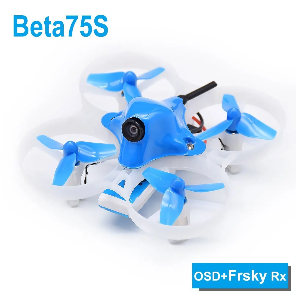 Betafpv Beta75S БНФ крошечные Whoop Quadcopter Frsky приемник с OSD для 8X20 двигателя | Игрушки и