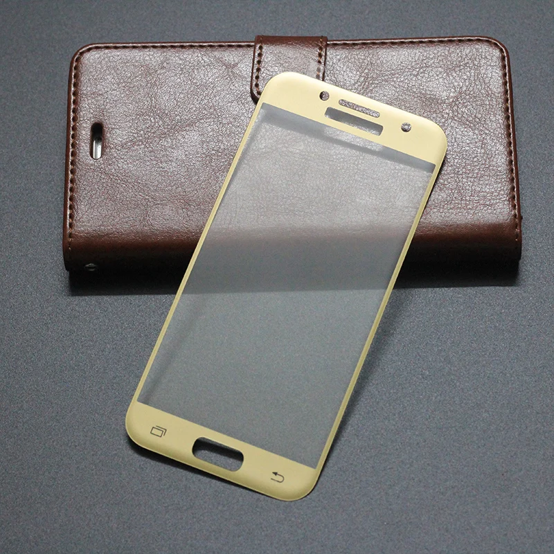 10 шт./лот 3D Изогнутые для Samsung Galaxy A3 2017 a320 полный охват Экран протектор Закаленное
