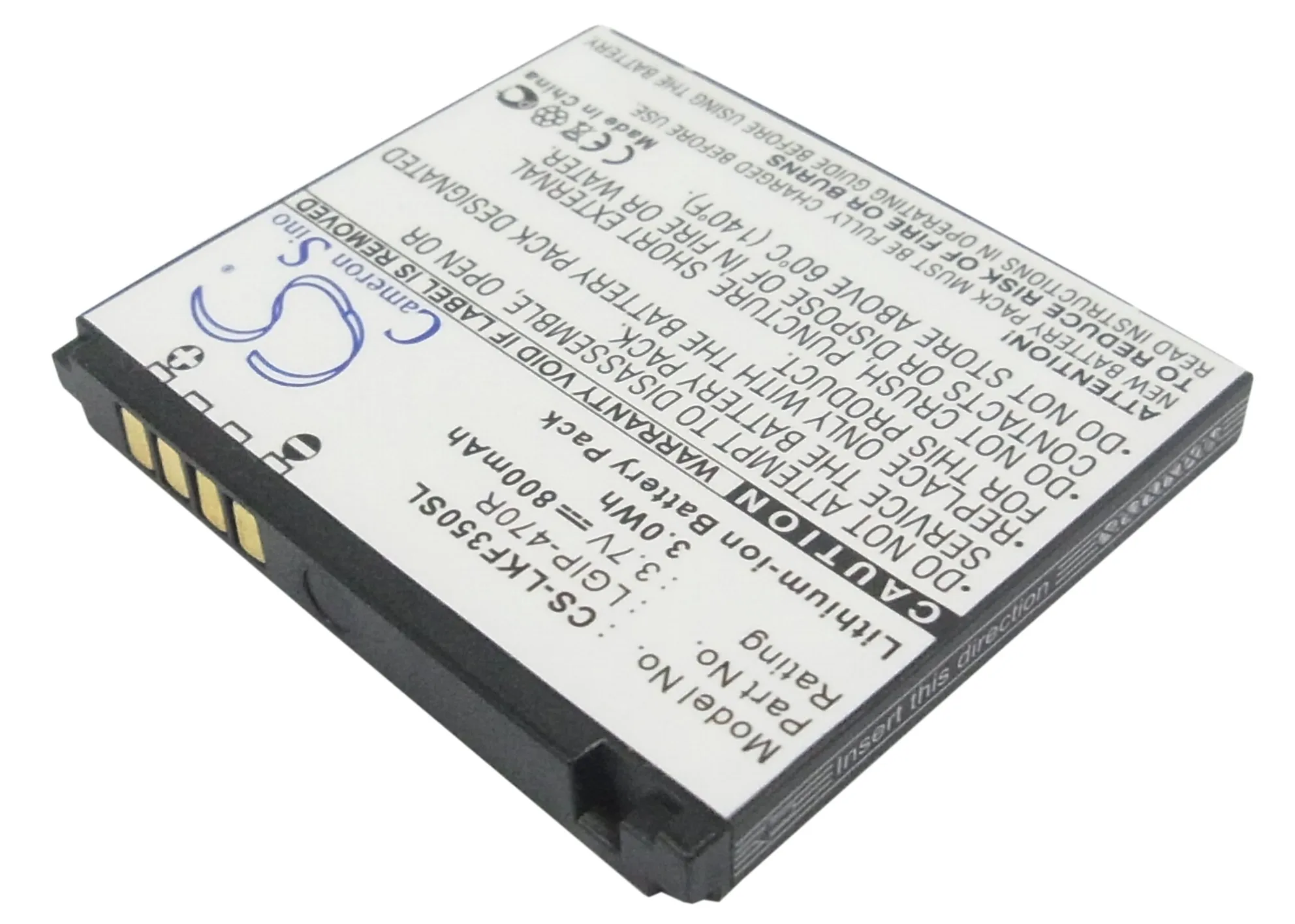 Cameron Sino 800mAh аккумулятор LGIP 470R SBPL0096501 SBPL0096502 для LG KF350 мороженое KP500 печенья KP501|cameron