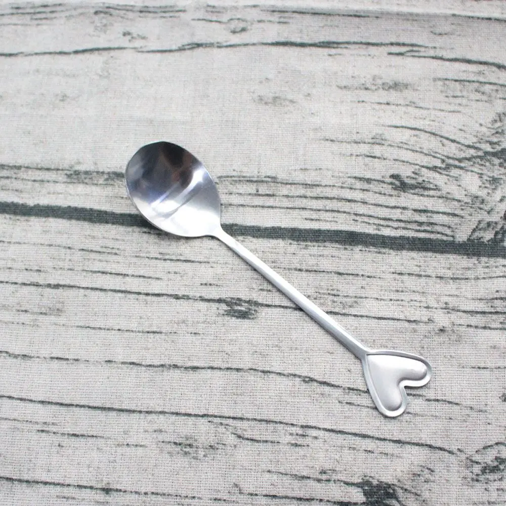 В форме сердца любви Кофе мерная чайная ложка Sporks для свадебной съемки