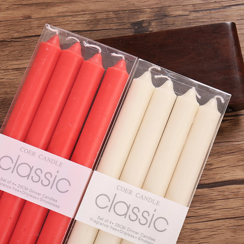 Романтическая классическая восковая свеча украшение для дома на день рождения