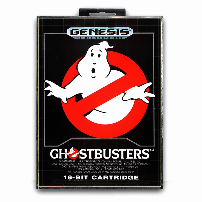 Ghostbusters с коробкой для 16 бит Sega MD карточная игра Mega Drive Genesis игровая