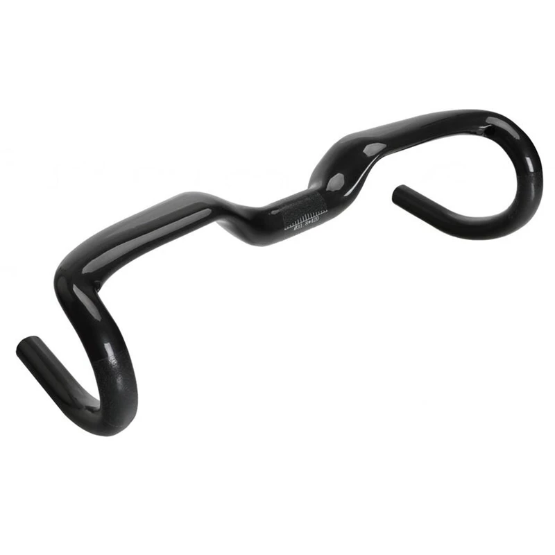 Руль велосипеда из углеродного волокна TOSEEK изогнутый матовый блеск 400/420440|road bike