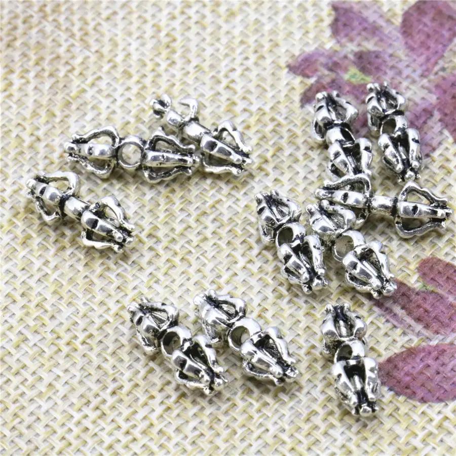 Металлическая подвеска в стиле сделай сам 50 шт. медные пуговицы аксессуары для