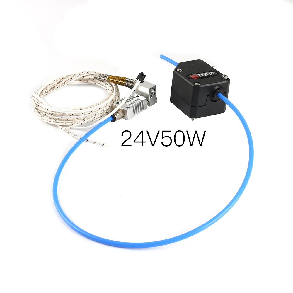 CR10 Hotend j-головка экструдер 24 в 50 Вт дальние расстояния с BMG экструдер титановый сплав тепловое горло для Creality CR10 3d принтер