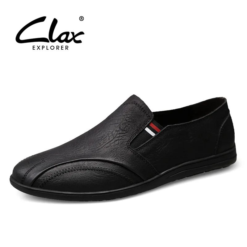 CLAX/мужские мокасины коллекция 2019 года Летние кожаные ботинки мужские дышащие