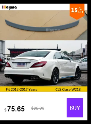 Стиль renntech углеродное волокно задний багажник спойлер для Benz класс CLS CLS250 CLS350 CLS63 2012- год W218 автомобиль спойлер заднего крыла