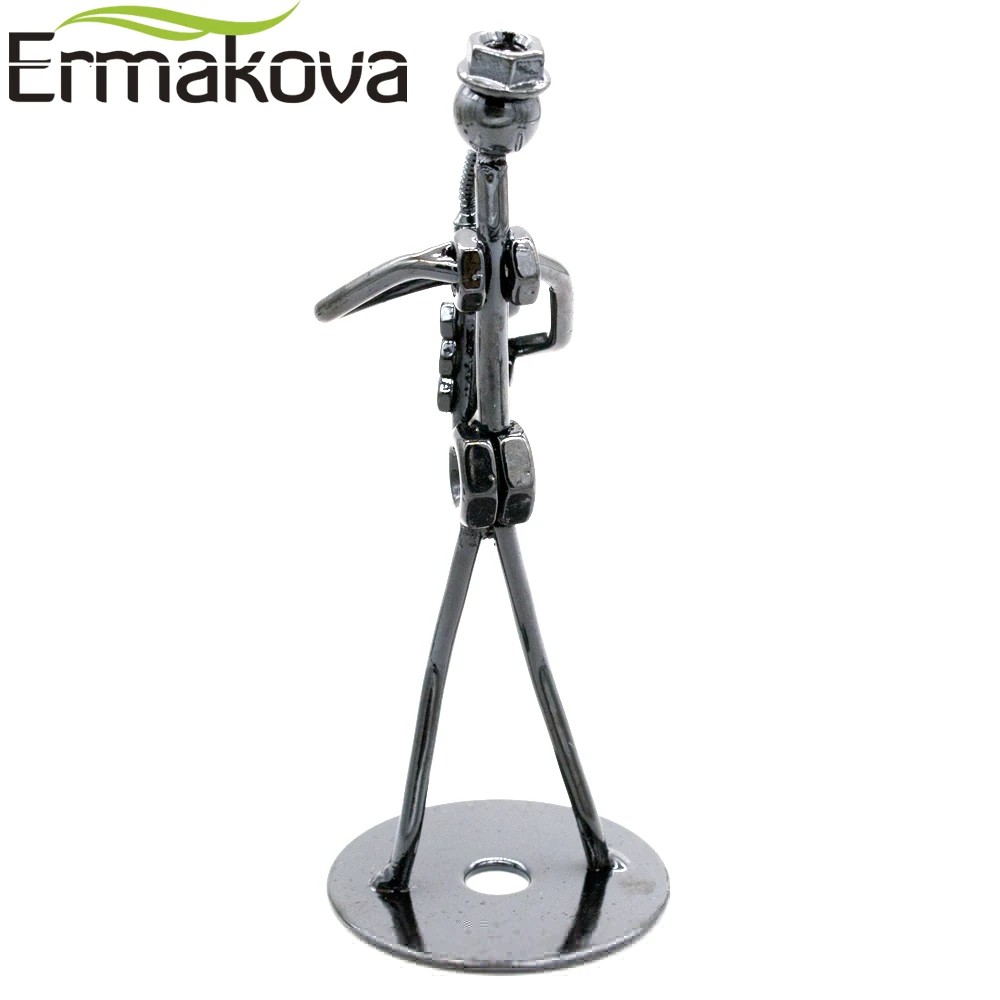 ERMAKOVA 5 1 &quotметаллическая скульптура музыкальный инструмент статуэтка Sax прилавок