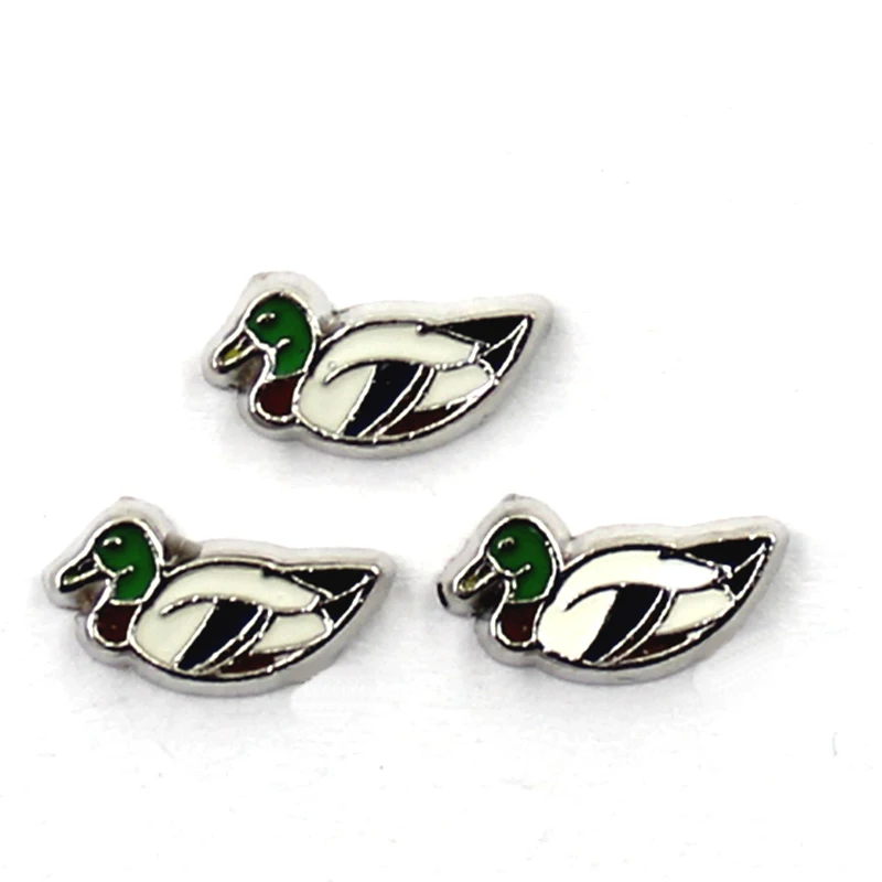 20 шт./лот Diy Мода сплав эмаль Кряква подвеска в виде утки для плавающей жизни