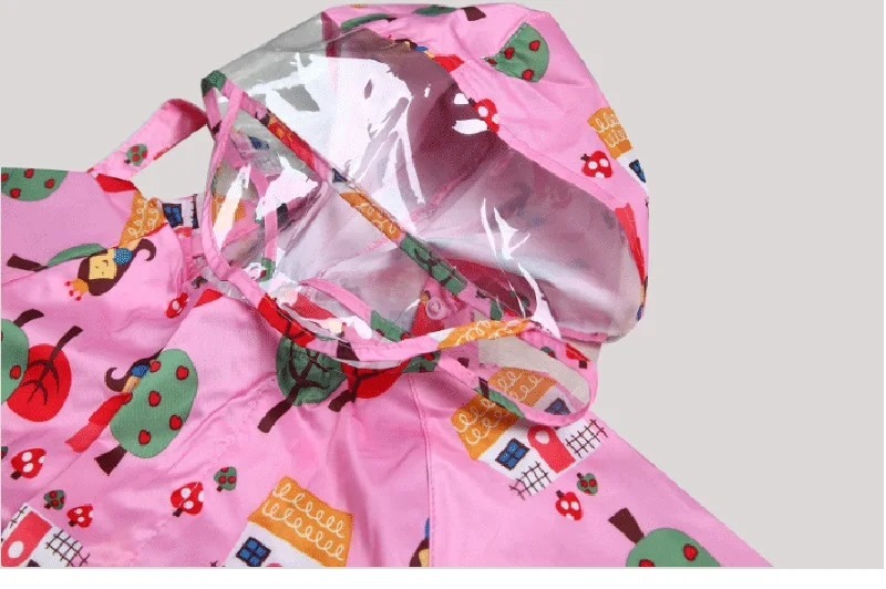 KTLPARTY/детский плащ с рисунком; Детский комбинезон; дождевик для детей; водонепроницаемый плащ-пончо для маленьких мальчиков и девочек; плащи для детей