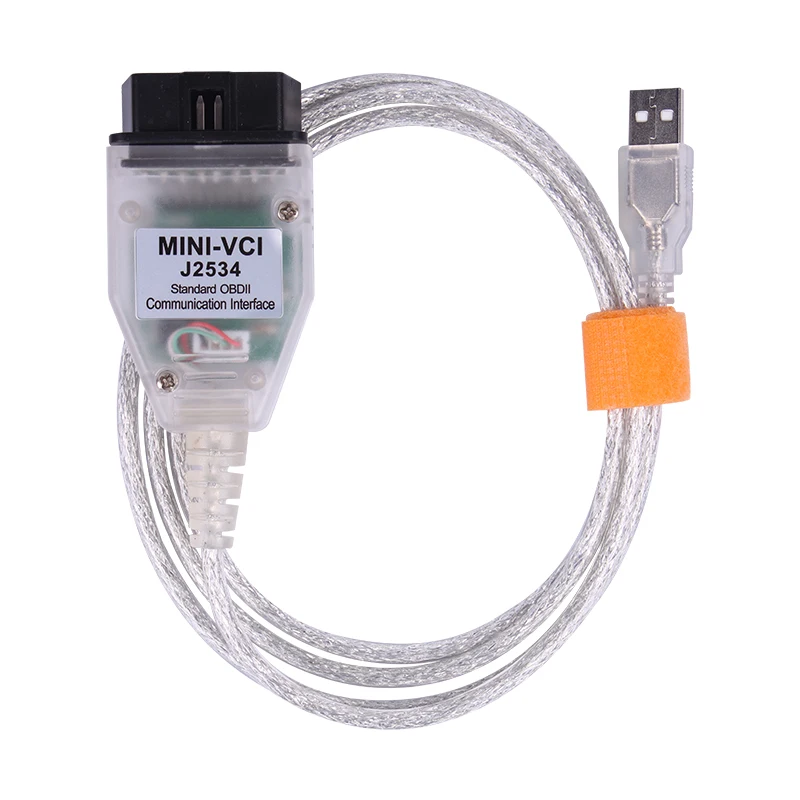Новейший интерфейс V13.00.022 MINI VCI J2534 для TOYOTA TIS Techstream MINI-VCI с чипом FT232RL