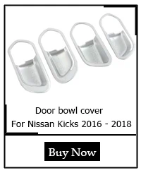 4 шт. ABS матовая внутренняя дверная ручка чаша рамка отделка для Nissan Kicks автомобильные аксессуары левый руль