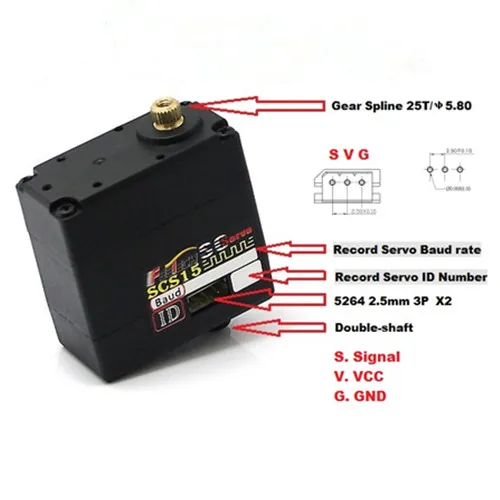 FEETECH Arduino DIY умный робот 15 кг программируемый diy RC сервопривод SCS15|15kg servo|servo 15kgfeetech