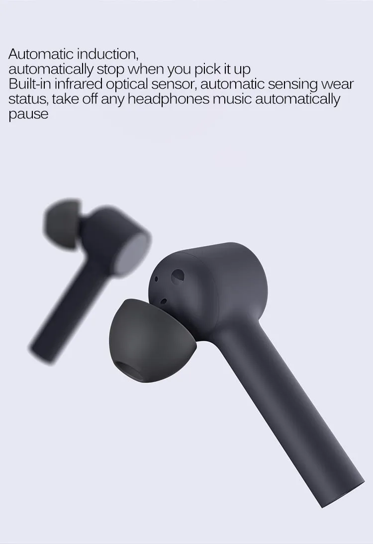 Xiaomi Bluetooth наушники Air TWS ENC активная шумоподавление ANC сенсорное управление Беспроводная стерео-гарнитура с Bluetooth AAC HD звук