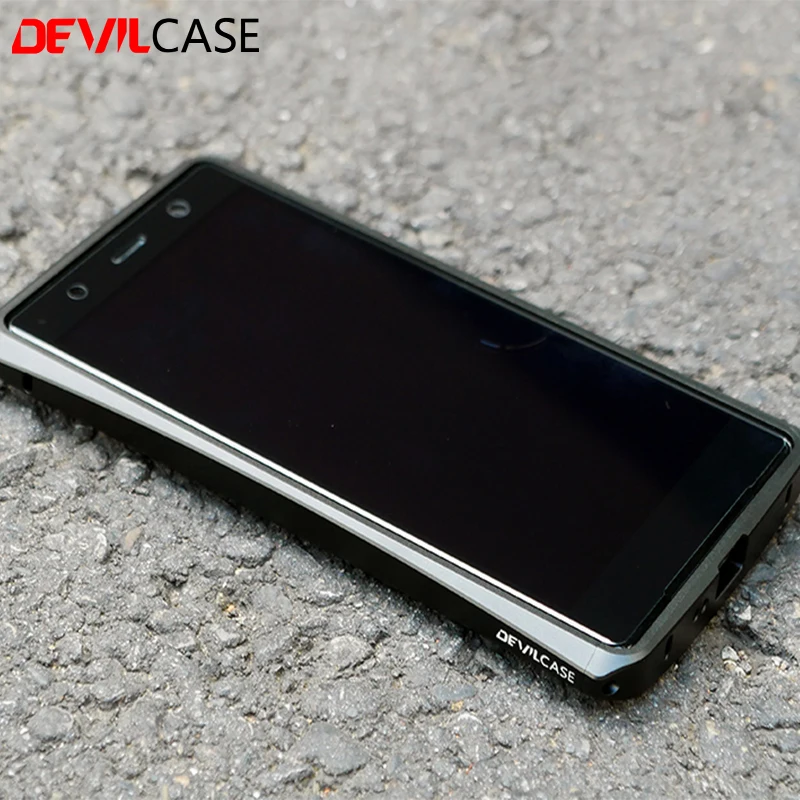 DEVILCASE для SONY XZ2 Премиум 5,8 дюймов дисплей Мобильный телефон бампер рамка Чехлы алюминиевый сплав металлический защитный корпус XZ2P накидка