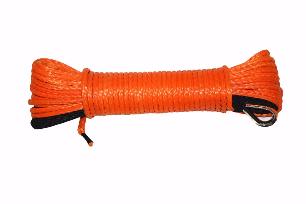 

5mm*15m ATV Winch Line.Orange Synthetic Winch Rope,ATV Winch Accessories,Off Road Rope,Spectra Winch Rope