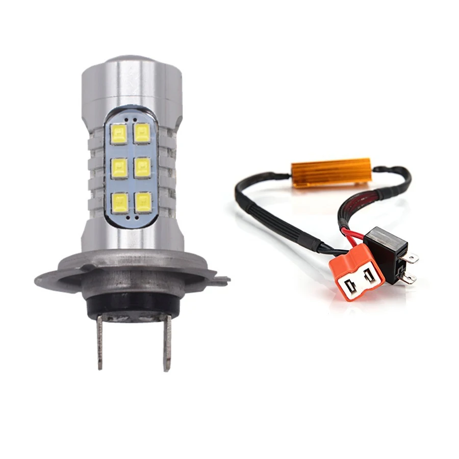 H7 27SMD без ошибок HID белый светодиодный светильник дневного света Комплект