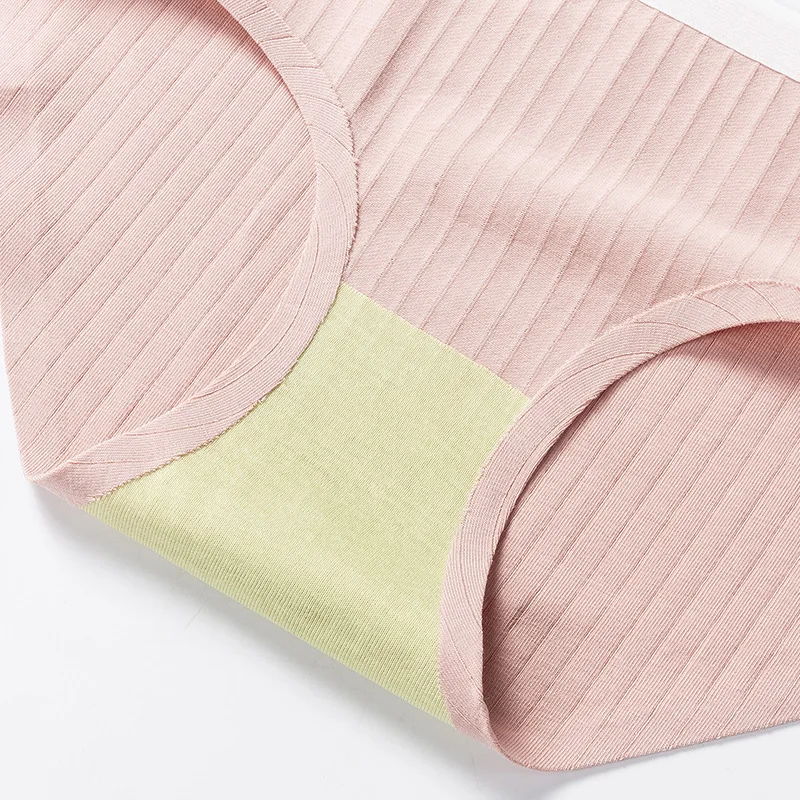 Бесшовные трусики Комплект белья женский комфорт Intimates Модные женские со средней