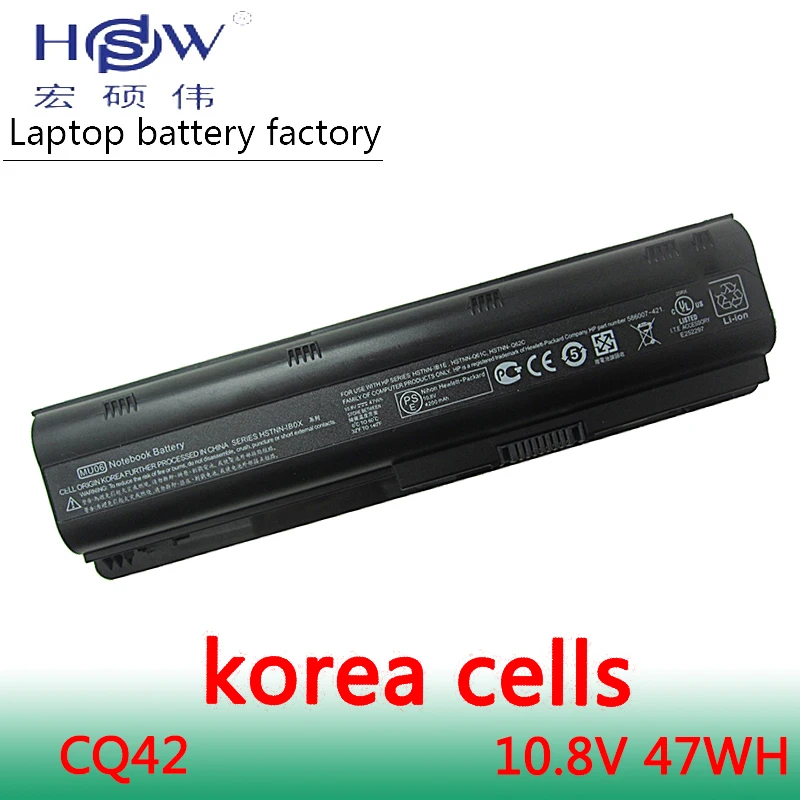 HSW Аккумулятор для ноутбука hp pavilion g6 батареи DV3 DM4 G32 G42 G62 G7 G72 Compaq Presario CQ32 CQ42 CQ43 CQ56 CQ62