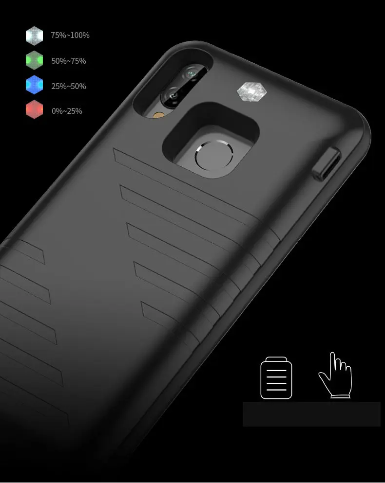 Ударопрочный чехол для аккумулятора P20 Huawei Nova 3e Lite чехлы зарядного устройства Pro
