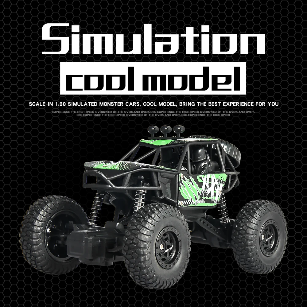 Ewellsold 1/22 высокоскоростной полноразмерный 2WD 2,4G Радиоуправляемый р/у грузовик/RC гусеничный игрушки для детей и детей