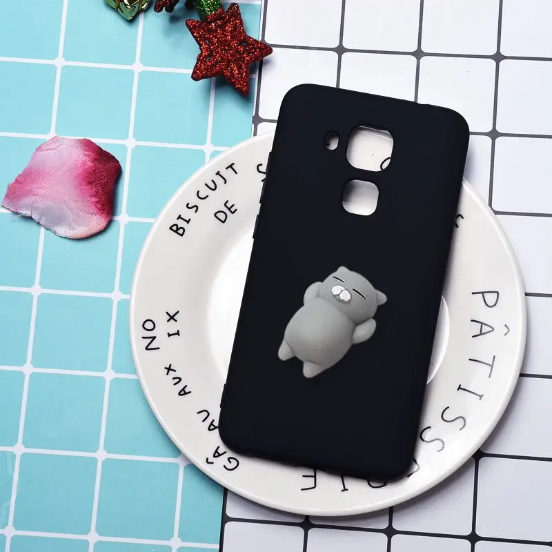 For Huawei Nova Plus Case Soft TPU Silicone Fundas Cover G9 Maimang 5 Cute 3D Squishy Cat Phone Cases |
