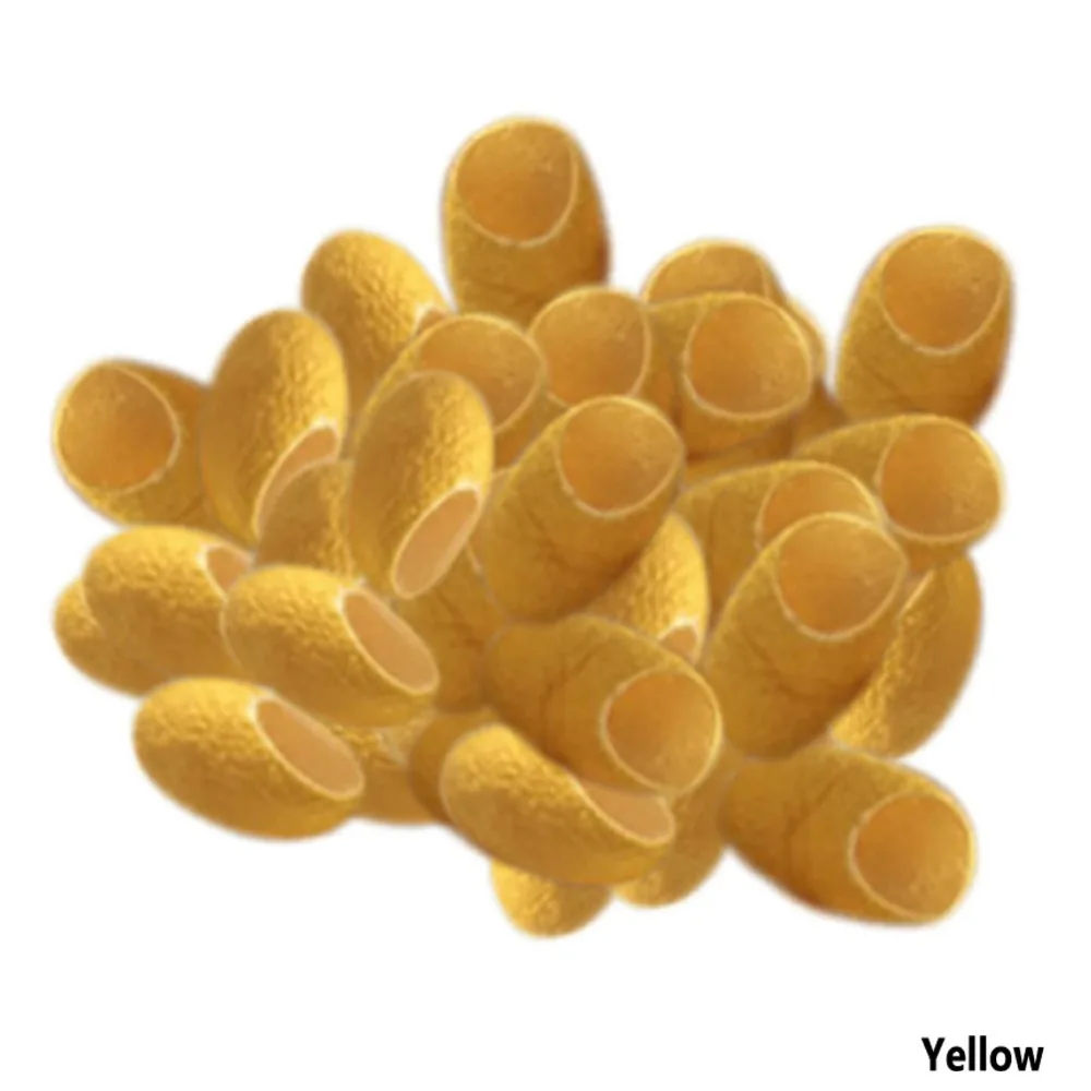 12/30/50/100PCS Per set Organic Natural Silk Cocoons Silkworm Balls Facial Skin Care Scrub Purifying Acne Anti Aging Whitening
