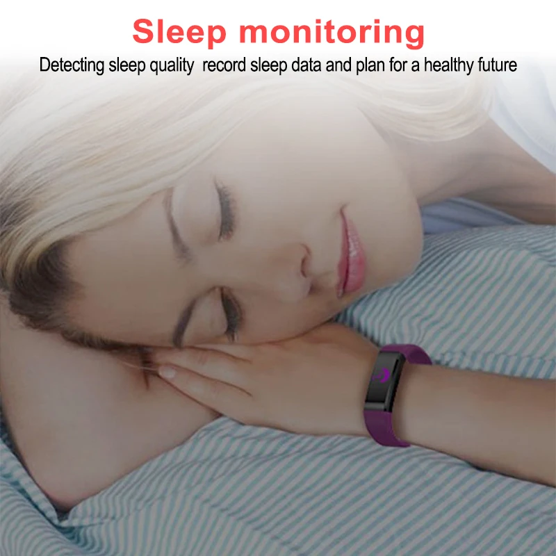 Спортивный смарт браслет с Bluetooth пульсометр артериальное давление фитнес трекер