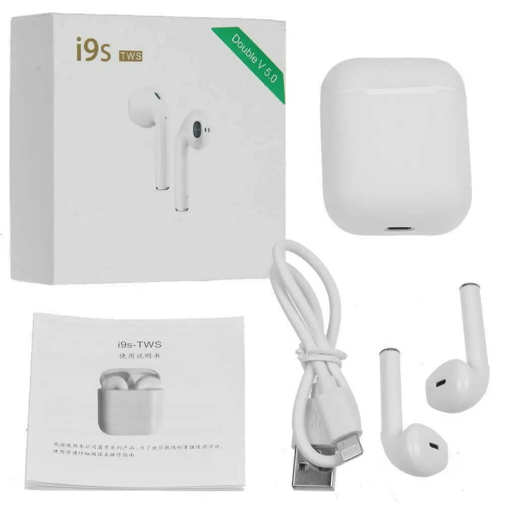 I9 I9S TWS беспроводные наушники портативные 5 0 Bluetooth гарнитура невидимые для всех