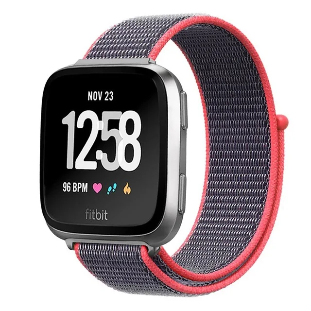 8 Спортивный сменный нейлоновый ремешок для Fitbit Versa 2, дышащая Регулируемая петля, ремешок для часов Fitbit Versa Lite Smart Watch - Цвет: 8