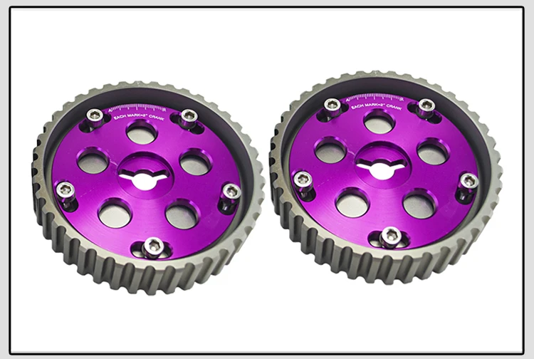 Hypertune-(одна пара) Регулируемый кулачковый шкив cam Gears Kit для Suzuki Swift GTI G13B(синий, красный, фиолетовый, черный) HT6543