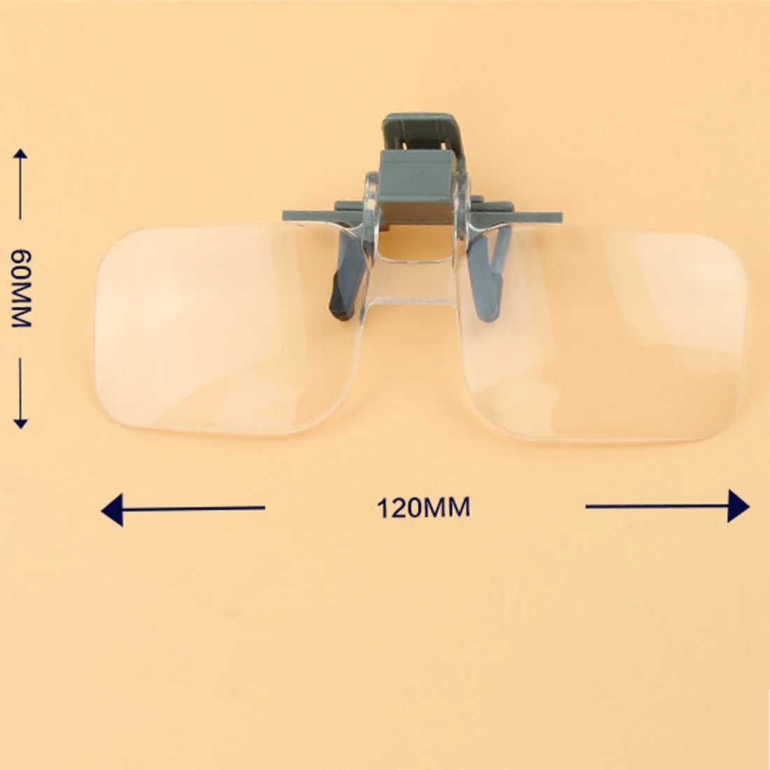 

Magnifier Folding Handfree Clip On Clear Magnifying Glasses HD Lens Precise Eyeglasses Jewellery Appraisal Watch Repair Tool