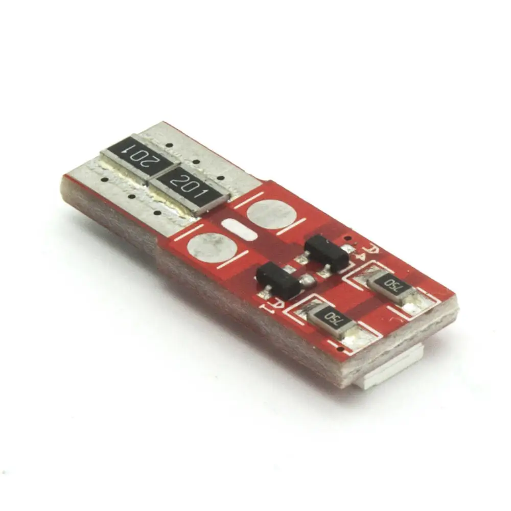 2 шт. T10 W5W 194 авто светодиодный 3 SMD 5050 лампы номерного знака Купол для чтения двери