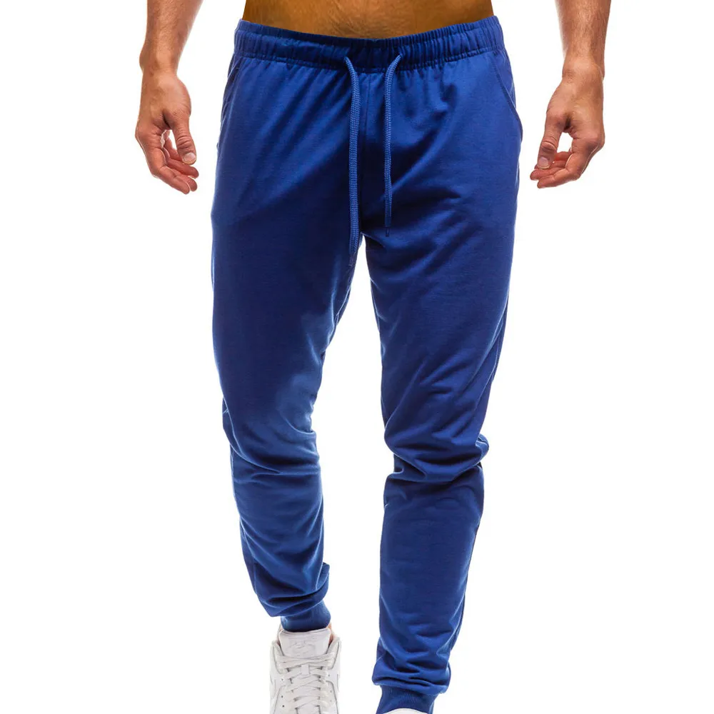 Мужской однотонный комбинезон с карманами повседневные спортивные штаны для