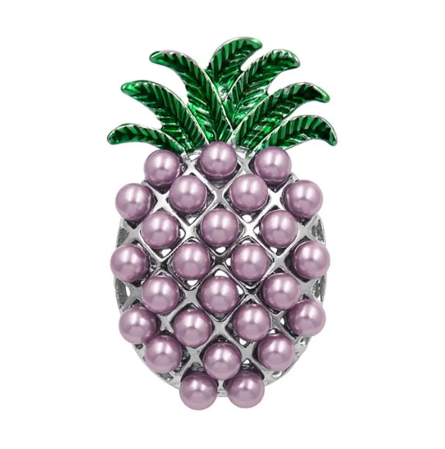 CSxjd Exquisite Fruit pineapple Green Leaf Brooch Fashion Pin Scarves Accessories | Украшения и аксессуары
