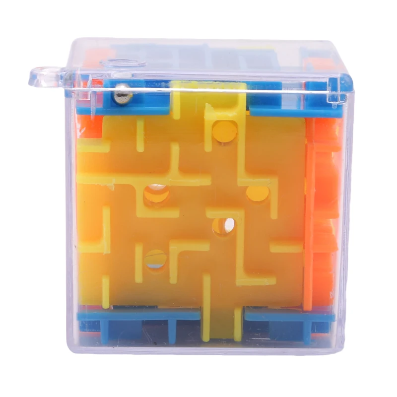 Новый Красочный 3D мини лабиринт волшебный куб головоломка скоростной подвижный