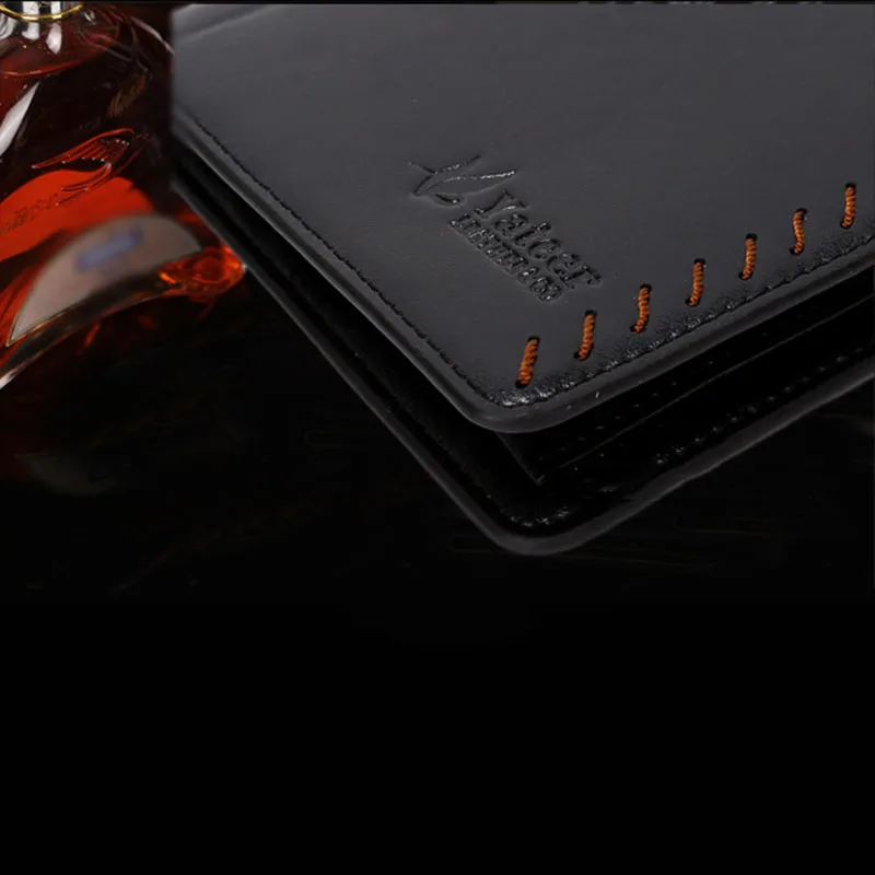 Новый дизайнер известный бренд мужчины короткие бумажник Мода Искусственная