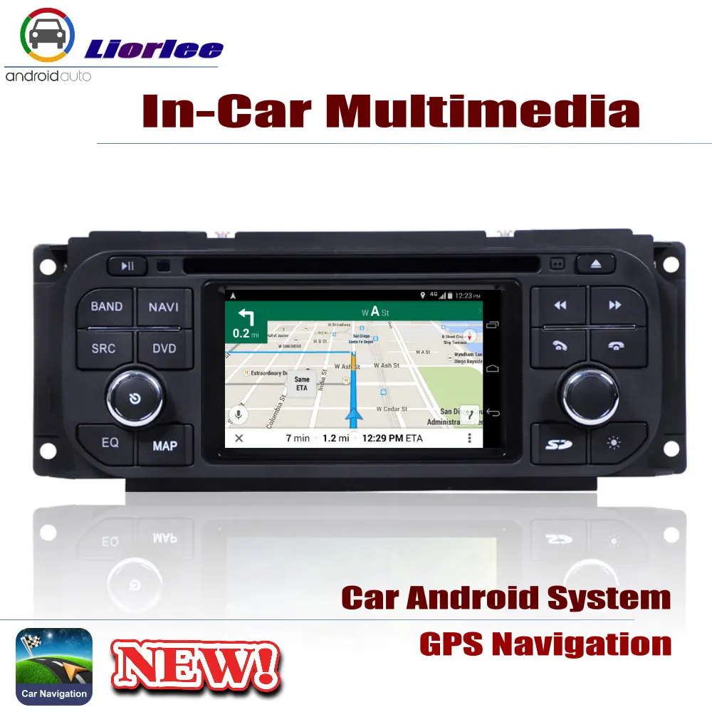 Для Chrysler Voyager 2001~ 2007 автомобильный Android плеер Радио DVD gps навигация Displayer Аудио Видео в тире мультимедиа головное устройство
