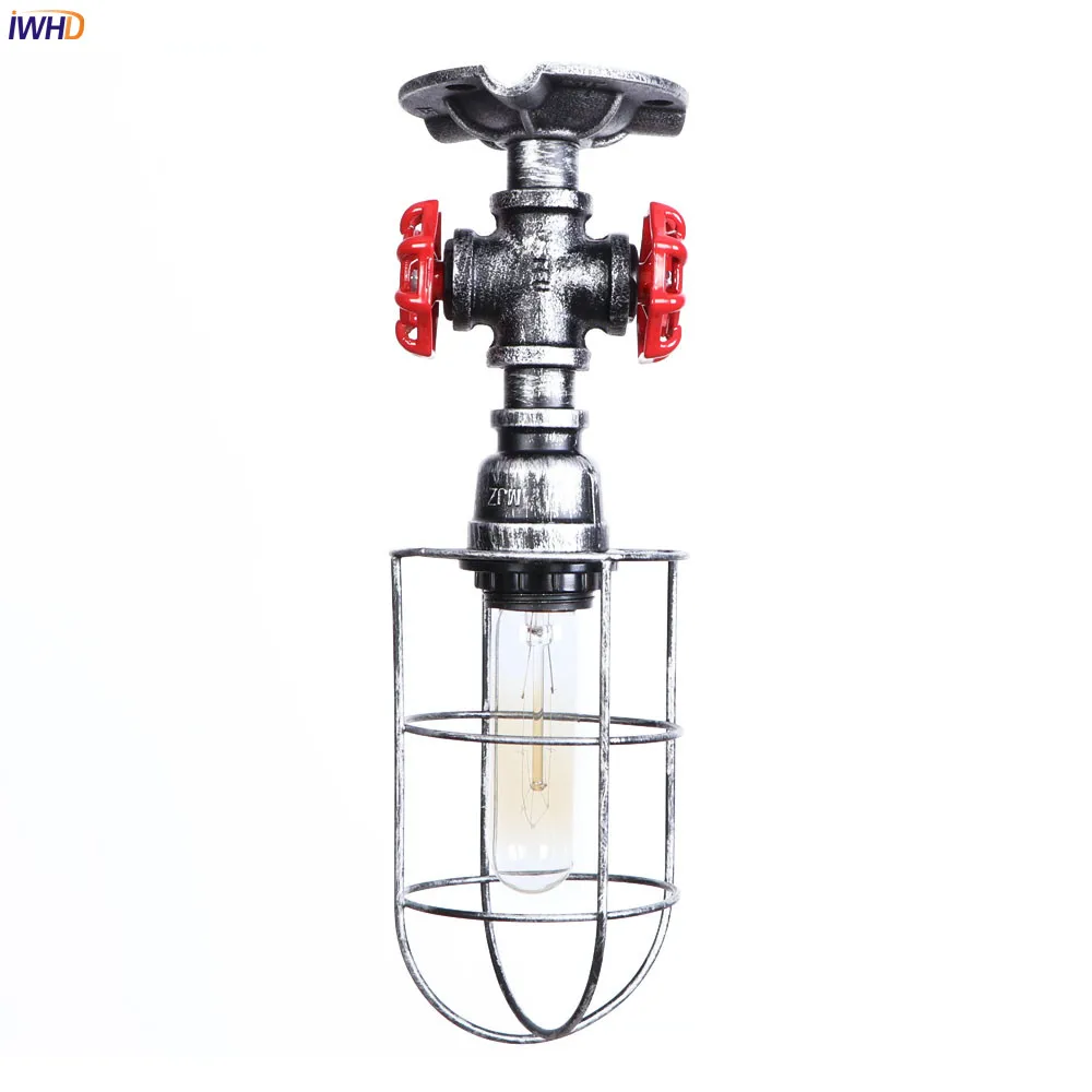 Винтажные светодиодсветодиодный потолочные светильники IWHD Эдисона освещение