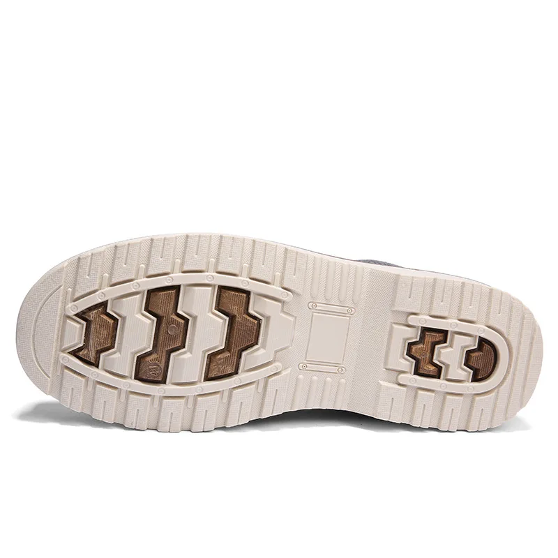 Модные мужские ботинки из флока сезон весна-осень-зима мужская повседневная