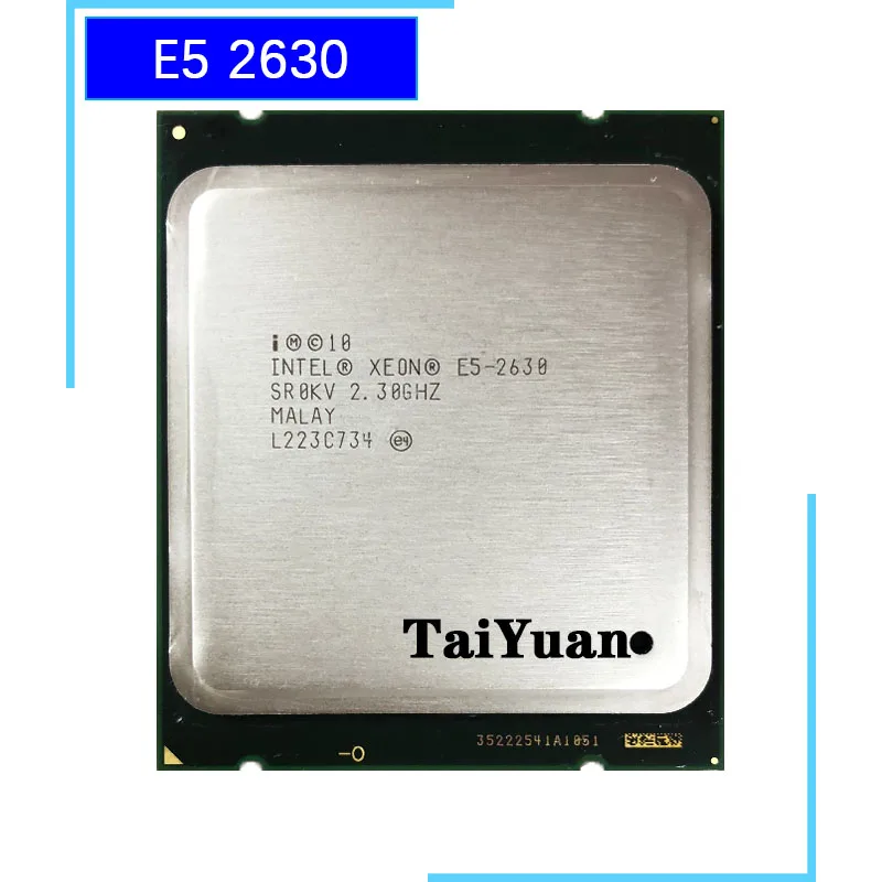 Процессор Intel Xeon E5 2630 2 3 ГГц шестиядерный процессор с 12 резьбой 15 M 95 W LGA