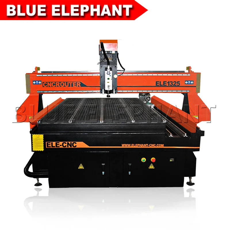 Гравировальный станок с ЧПУ 1325 деревообрабатывающий фрезерный 3 кВт Шпиндельный