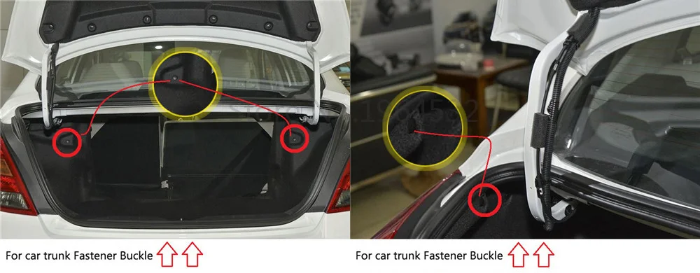 20шт Автомобильная клипса авто внутренняя отделка карта панель фиксированный зажим для Nissan Qashqai аксессуары Juke X-trail Note Tiida Almera 1362