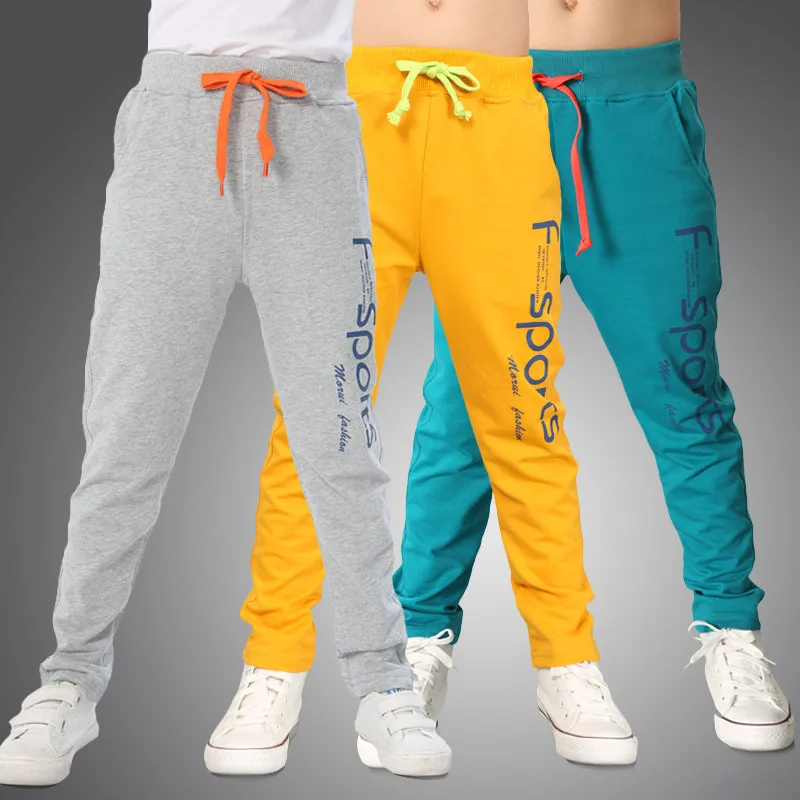 

OKLADY 2019 New Fashion Brand Kids Boys Pants Letter Print Cotton Trousers Children Sport Pants Casual Kids Clothes