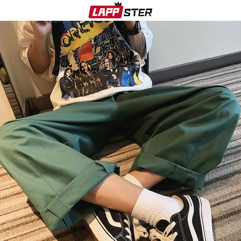 LAPPSTER мужская Японская уличная одежда штаны-шаровары мужские комбинезоны 2020