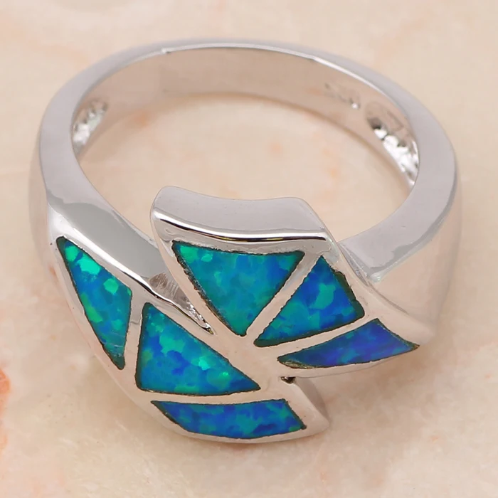 Оптовая и розничная продажа наивысшего качества серебро штамп Голубой опал